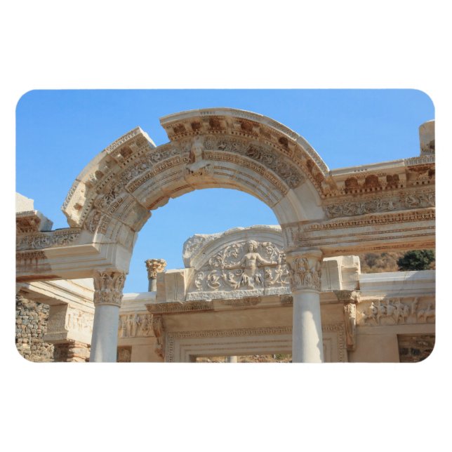 Turkiet, Selcuk | Antikstaden Efesos Magnet (Horisontell)