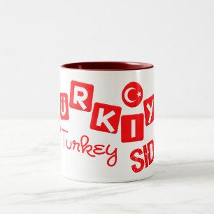 TURKIET SIDE mugg - välj stil & färg