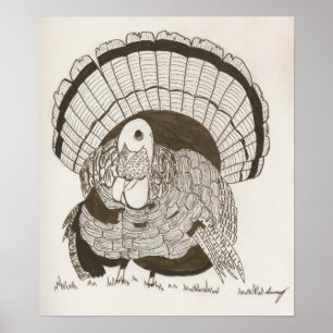 Turkiet Sketch Poster