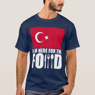 Turkiet souvenir mat resor retro t shirt