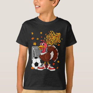 Turkiet spelar fotboll Thanksgiving Player Coach F T Shirt