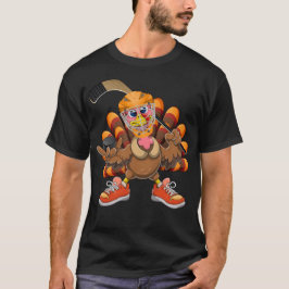 Turkiet spelar Ice Hockey Happy thanksgiving T Shirt