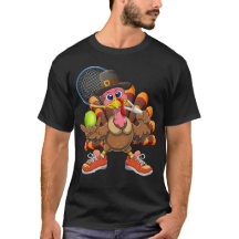 Turkiet spelar tennis Thanksgiving Tennis