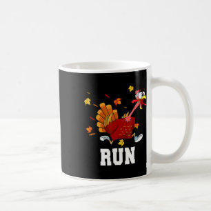 Turkiet Springa Costume Thanksgiving som driver Tu Kaffemugg