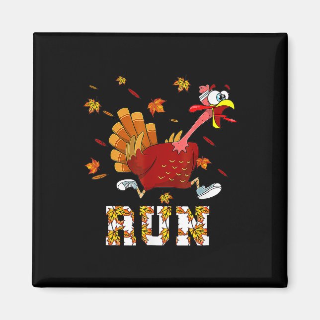 Turkiet Springa Costume Thanksgiving som driver Tu Magnet (Framsidan)
