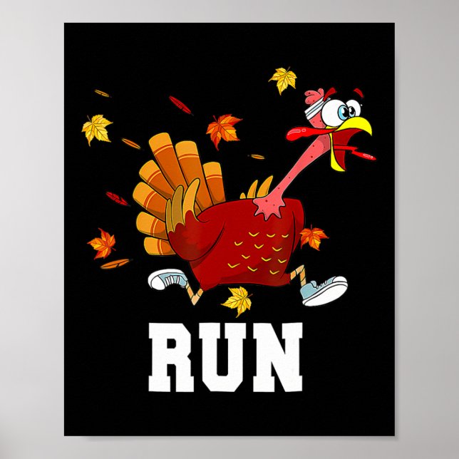Turkiet Springa Costume Thanksgiving som driver Tu Poster (Framsidan)