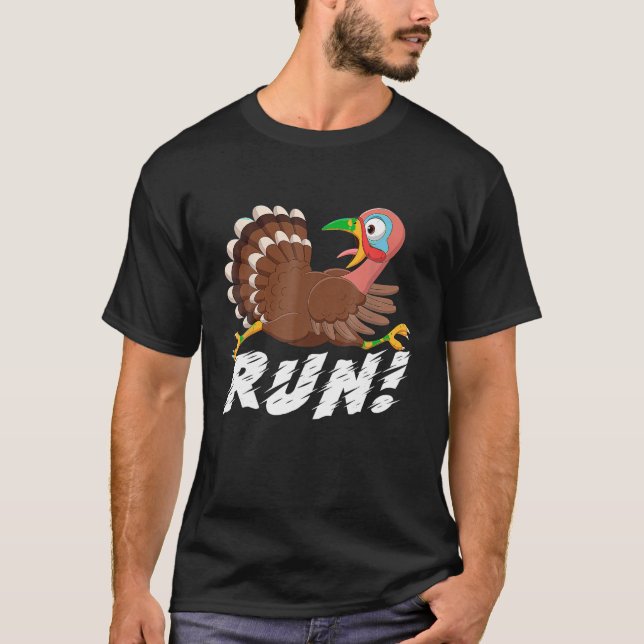 Turkiet Springa som kör 5 k Tävling Turkiet Trot F T Shirt (Framsida)