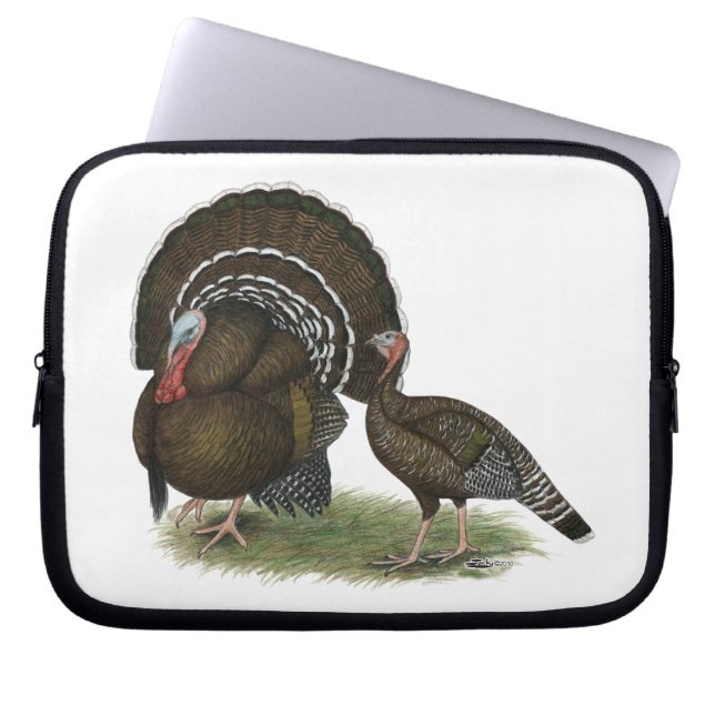 Turkiet Standard Bronze Laptop Sleeve (Framsidan)