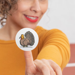 Turkiet Stickers Runt Klistermärke