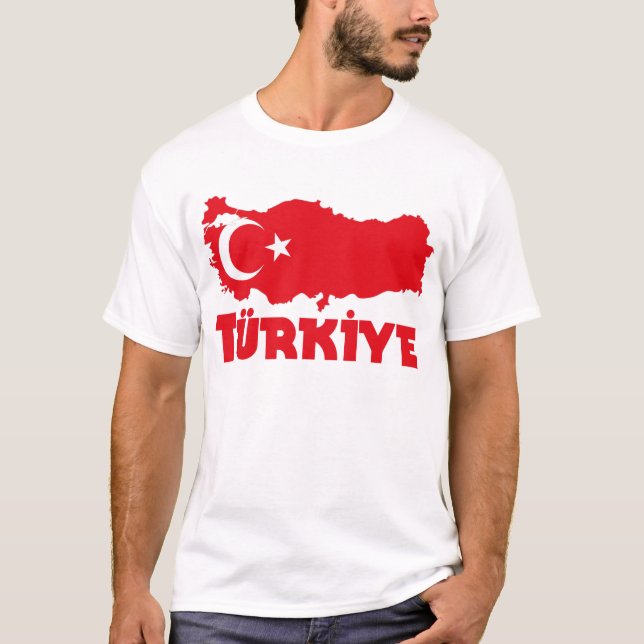 Turkiet T-tröja T-shirt (Framsida)