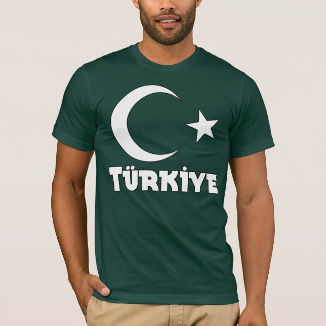 Turkiet T-tröja Tee Shirt (Framsida)