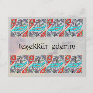 TURKIET - Tack Vykort