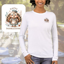 Turkiet Thanksgiving Helgdag T-Shirt