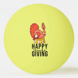 Turkiet Thanksgiving Ping Pong Boll