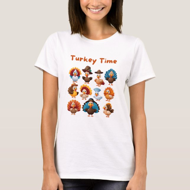 Turkiet, tid t shirt (Framsida)