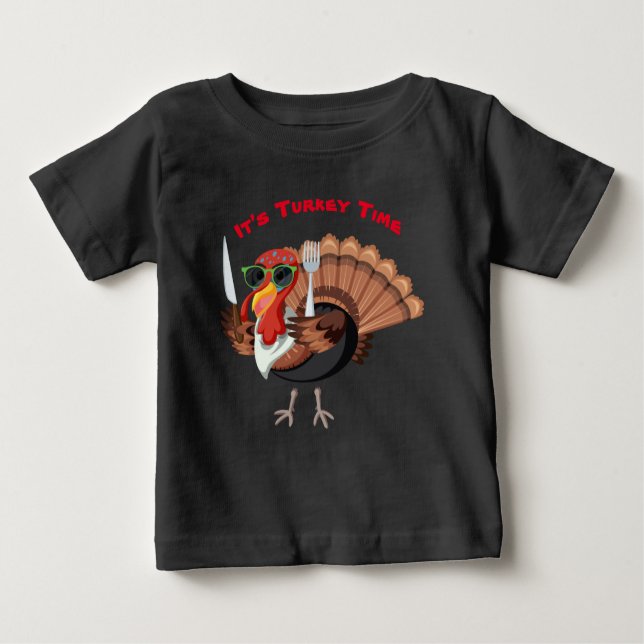 Turkiet Time Baby T-Shirt (Framsida)