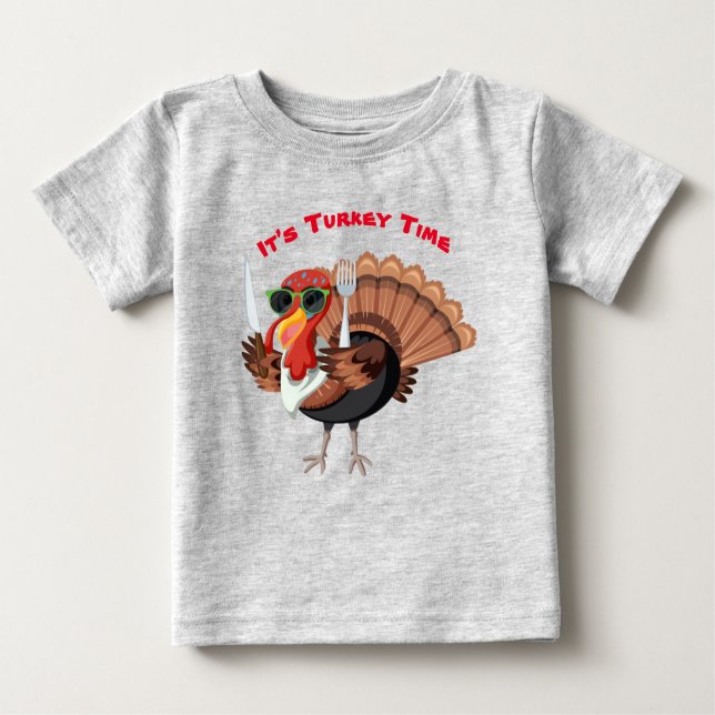 Turkiet Time Baby T-Shirt (Framsida)
