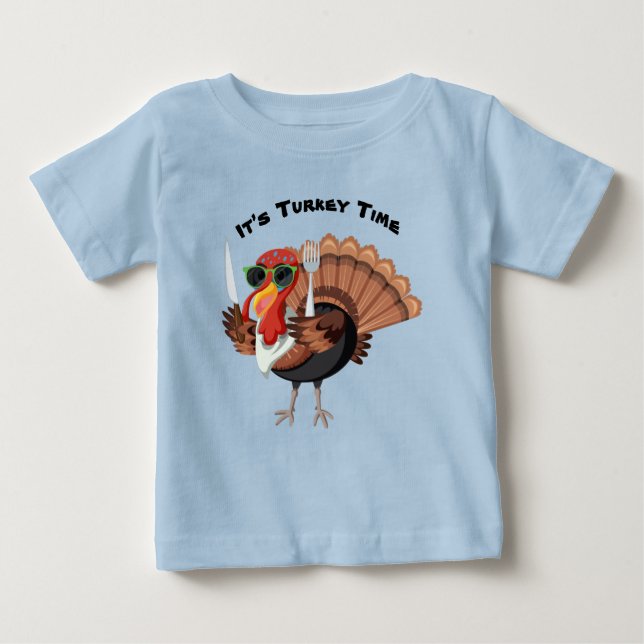 Turkiet Time Baby T-Shirt (Framsida)