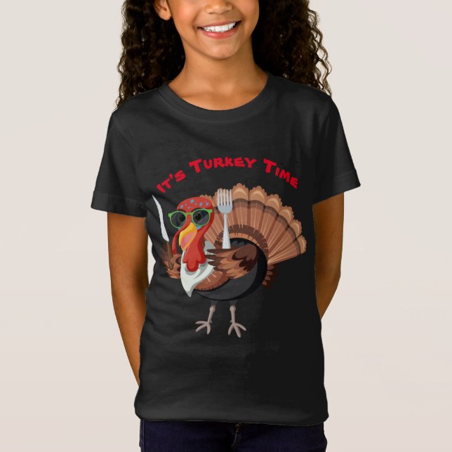 Turkiet Time Girls T-Shirt (Framsida)