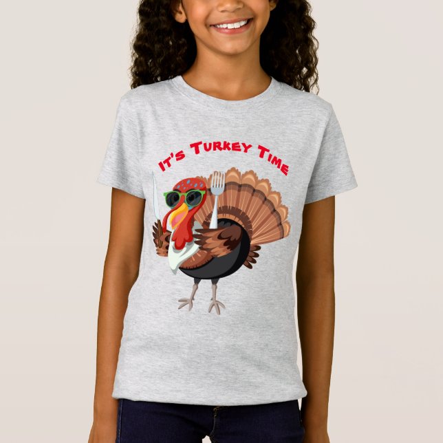 Turkiet Time Girls T-Shirt (Framsida)