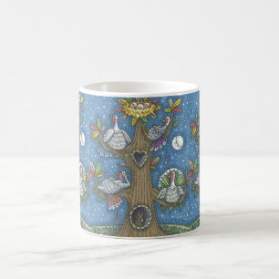 TURKIET TRÄD, THANKSGIVING GOBBLERS ROOSTING MUGG