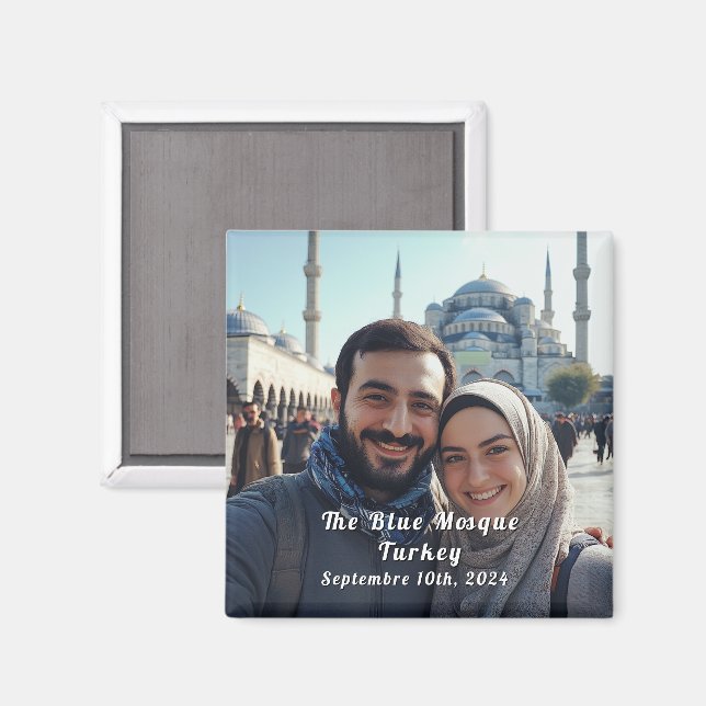 Turkiet Travel Anpassningsbar Photo Souvenir Magne Magnet (Front/Back)