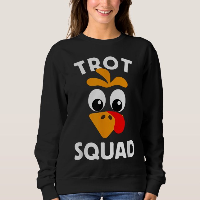 Turkiet Trot Squad Running Apparel T Shirt (Framsida)