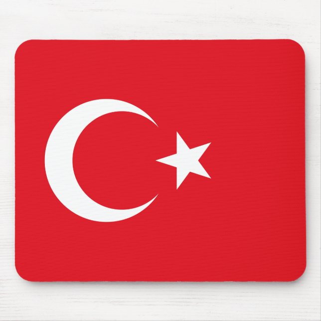 Turkiet (turkiska) Flagga Musmatta (Framsidan)