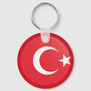Turkiet (turkiska) Flagga Nyckelring