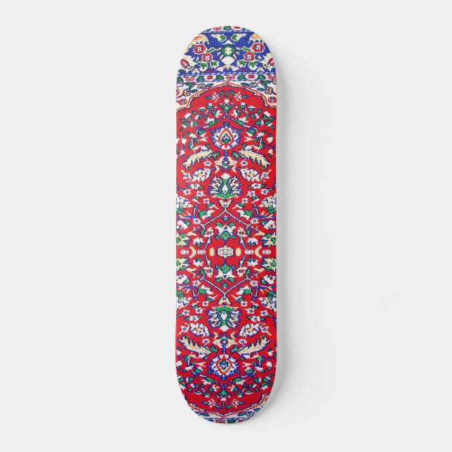 Turkiet turkiskt mönster för textiltrasamatta mini skateboard bräda 18,7 cm (Framsida)