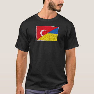 TURKIET UKRAINA FLAGGA TURKIYE TURKISH UKRAINIAN N T SHIRT