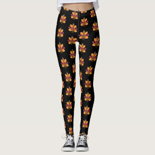 Turkiet vallfärdar och fotbollthanksgivingdagen leggings