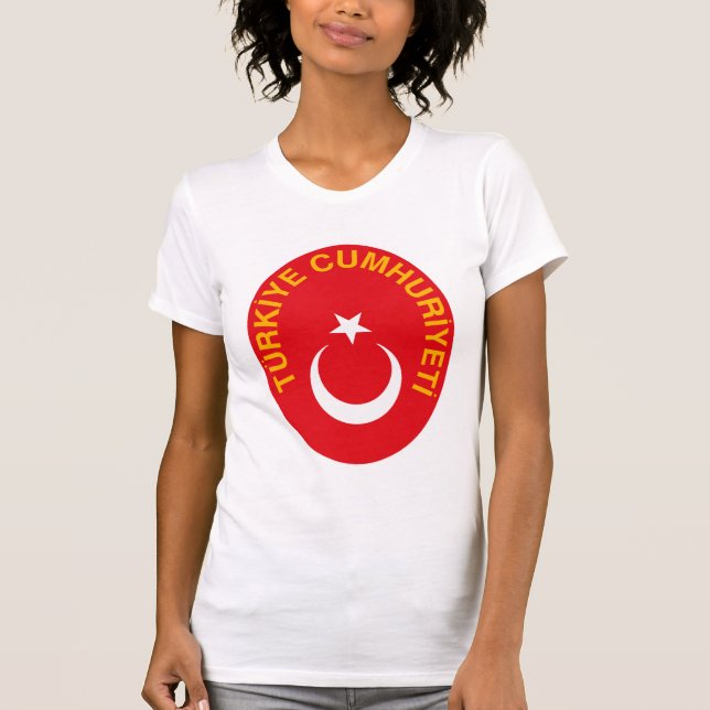 Turkiet vapensköldT-tröja T Shirt (Framsida)