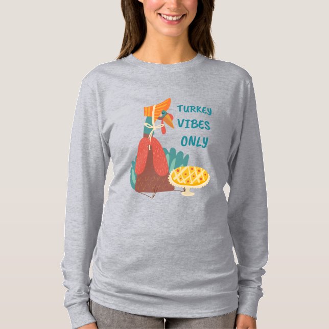 Turkiet Vibes Endast Papper Plattor T Shirt (Framsida)