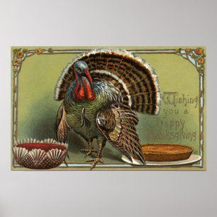Turkiet vid stansmaskin och pajen poster