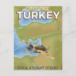 Turkiet vintage resemotiv vykort