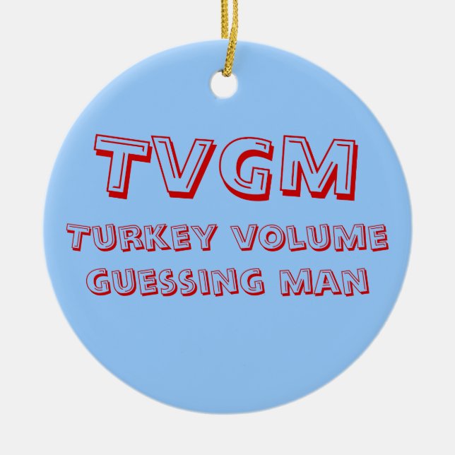 Turkiet volym som gissar manen julgransprydnad keramik (Framsidan)