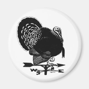 Turkiet Weathervane Magnet
