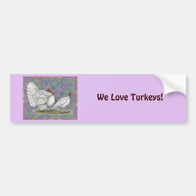Turkiet: White Holland Pastel Bildekal (Framsidan)