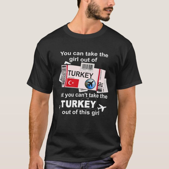 Turkiets bojkott Turkiet Flicka Turkiet T Shirt (Framsida)
