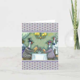 TURKIETS BRA DINING, THANKSGIVING BIRD HUMOR Tom Kort