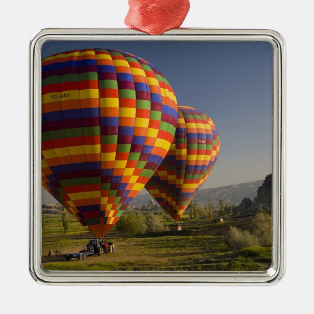 Turkiets centrala Mellan östern i Cappadocia Julgransprydnad Metall (Framsidan)