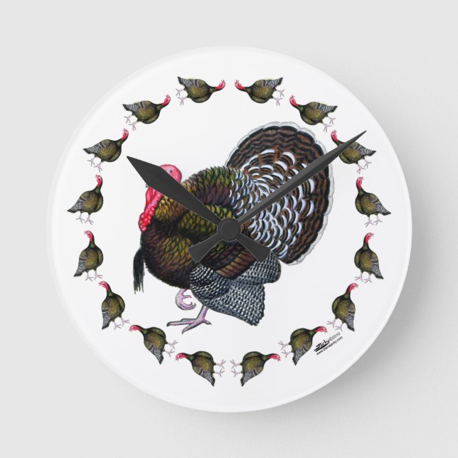 Turkiets cirkel rund klocka (Framsida)