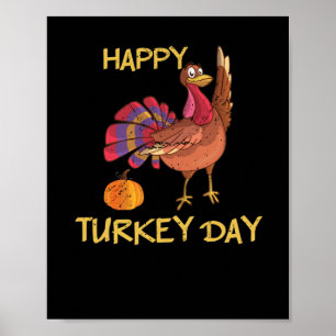 Turkiets dag i lycklig, den vackra Thanksgivingen  Poster