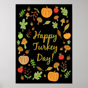 Turkiets dag i lycklig! poster