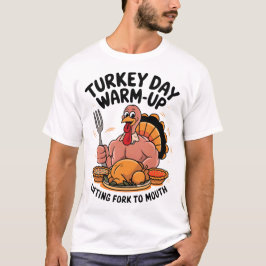 Turkiets dagsvepning som lyfter gaffeln till munsl t shirt