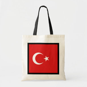 Turkiets Flagga Bag Tygkasse