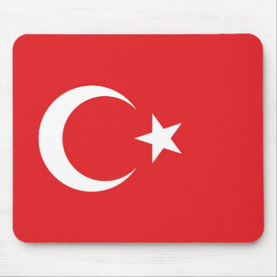 Turkiets Flagga Musmatta