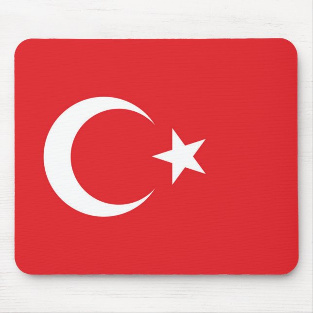 Turkiets flagga musmatta (Framsidan)