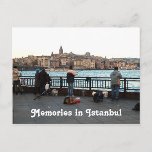 Turkiets Istanbul Souvenir-vykort för postkorsning Vykort